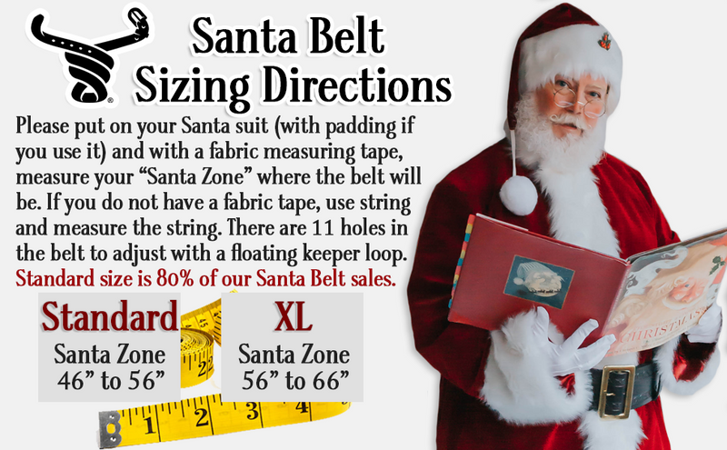 The Santa Claus: Black Premium Leather Oak Leaf Embossed 3.50" Professional Belt