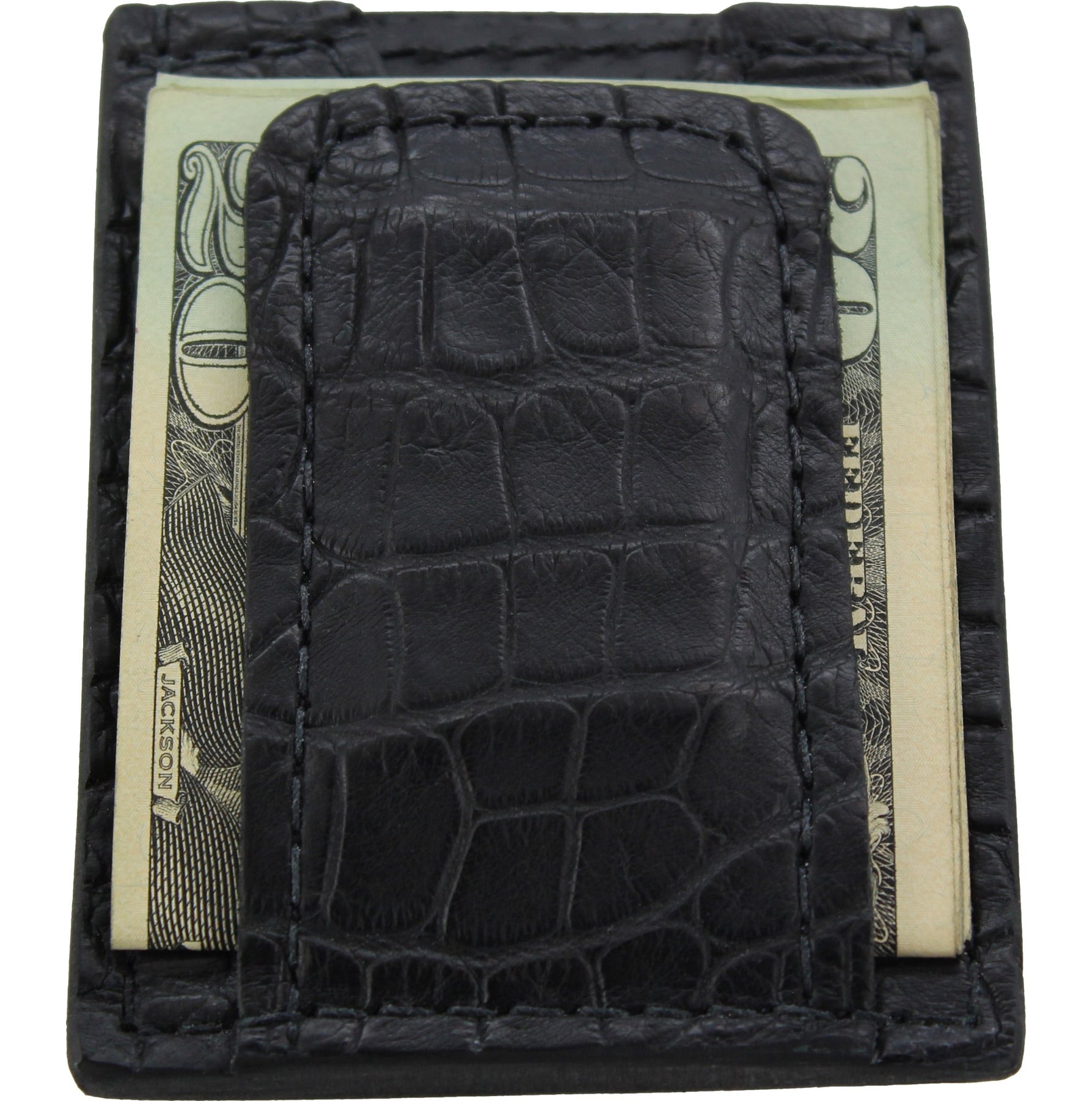 Black Cutlass Money Clip Cardholder Wallet