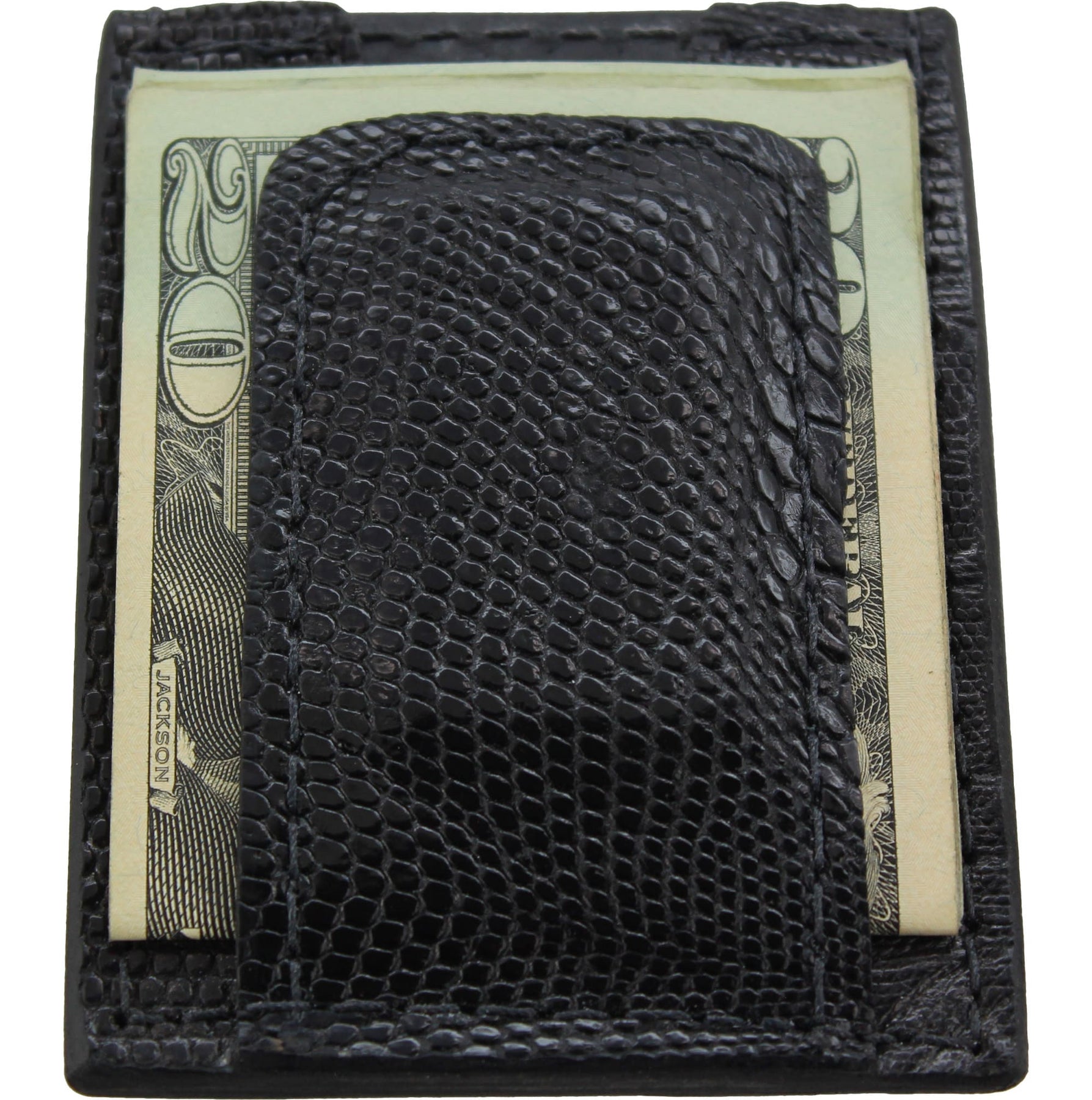 Black Lizard Money Clip Wallet