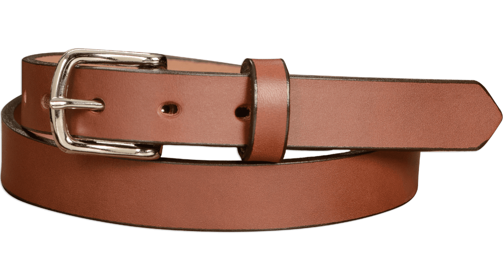 Men's Black Non Stitched Leather Belt - The Colt 1.25–