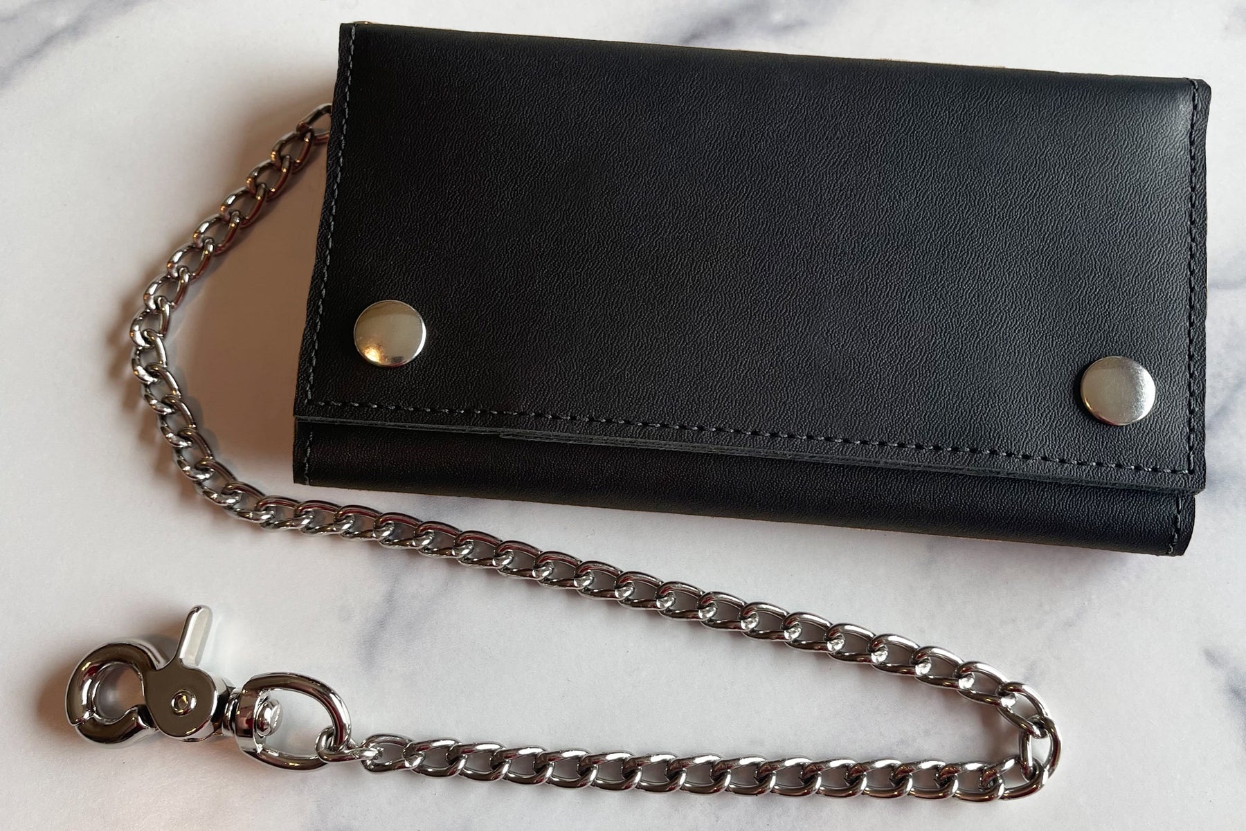 By My Side Leather Wallet on Chain