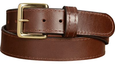 Merek Crazy Horse Distressed Men's Leather Belt - Cellar Leather